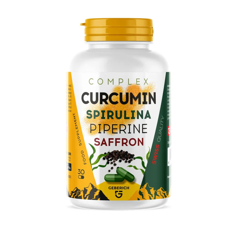 Curcumin Spirulina Piperine Saffron — Produktbild 3