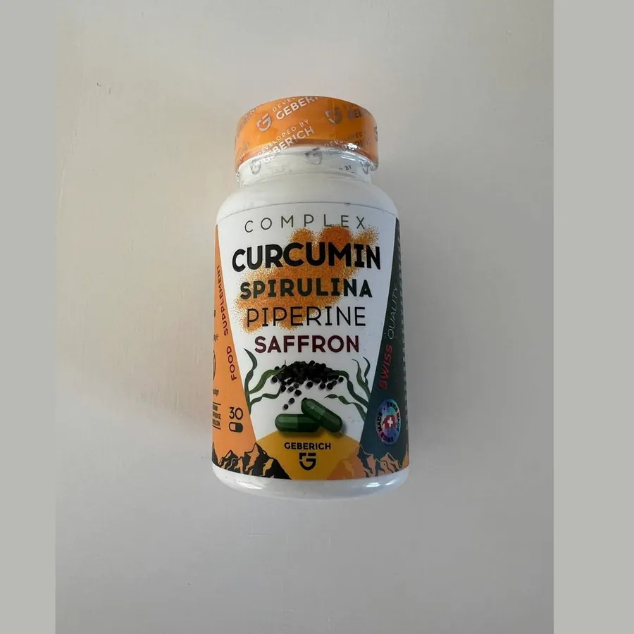 Curcumin Spirulina Piperine Saffron — Produktbild 5